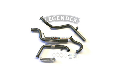 3" Factory Turbo Back Exhaust - Toyota Landcruiser 80 Series HDJ80 4.2L (1HD-T)