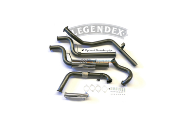 3" Factory Turbo Back Exhaust - Toyota Landcruiser 80 Series HDJ80 4.2L (1HD-T)