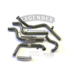 3" Factory Turbo Back Exhaust - Toyota Landcruiser 80 Series HDJ80 4.2L (1HD-T)