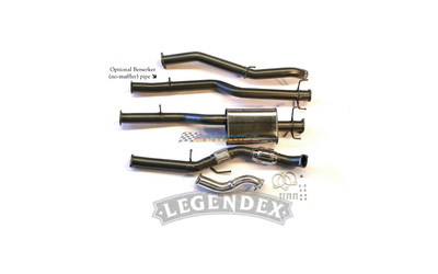 3" Turbo Back Exhaust - Ford Ranger PJ PK & Mazda BT50 3.0L TD - Automatic