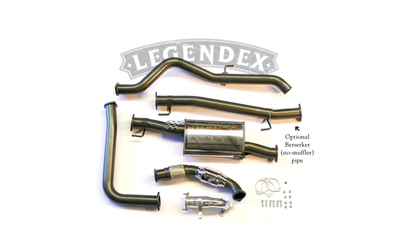 3" Turbo Back Exhaust - Nissan Navara D40 2.5L (no DPF) - Thai Built