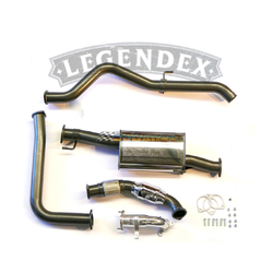 3" Turbo Back Exhaust - Nissan Navara D40 2.5L Auto (re-use DPF) - Thai Built