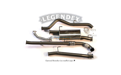 3" Turbo Back Exhaust - Nissan Navara D40 STX550 3.0L V6 TD