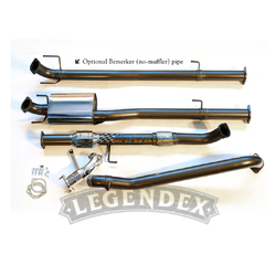 3" Turbo Back Exhaust - Toyota Hilux N70 3.0L D4D 1KD-FTV (2005-16)