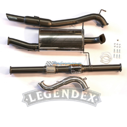 3" Turbo Back Exhaust - Isuzu MU-X 3.0L TD Wagon (2013-2016)