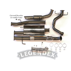 3" Turbo Back Exhaust - Toyota Landcruiser Prado 120 & 150 Series 3.0L D4D