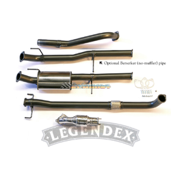 3" Turbo Back Exhaust - Mitsubishi Triton ML 2.5L TD Ute