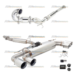 AUDI S3 8V 2013-ON SEDAN 3" STAINLESS XFORCE VAREX TURBO BACK EXHAUST