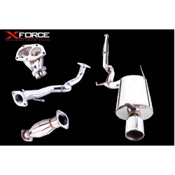 MITSUBISHI LANCER EVO 7 8 9 2.0LT TURBO 3" STAINLESS XFORCE VAREX TURBO BACK EXHAUST