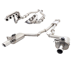 Extractors & Twin 3" VAREX Exhaust - Mustang GT S550 FM Fastback 5.0L (2014-7/17)