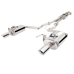Twin 2.5" Exhaust - Ford Mustang 2.3L Turbo & Convertible 5.0L (8/2014-7/2017)