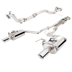 3" to Twin 2.5" Turbo Back VAREX Exhaust - Ford Mustang 2.3L Turbo (8/2014-7/17)