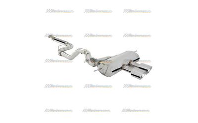 FORD FOCUS LW LZ ST TURBO 3" STAINLESS XFORCE VAREX CATBACK EXHAUST