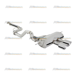 FORD FOCUS LW LZ ST TURBO 3" STAINLESS XFORCE VAREX CATBACK EXHAUST