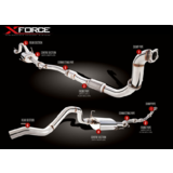 COLORADO RC SERIES 1 3.0LT TD XFORCE PRO 3" STAINLESS STEEL EXHAUST 