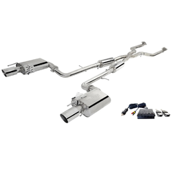 Twin 2.25" Cat Back VAREX Exhaust - Lexus IS350 GSE31R Sedan (2013-2016)