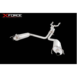 LEXUS ISF XFORCE STAINLESS STEEL TWIN 2.5" CATBACK EXHAUST
