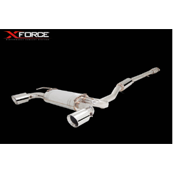 MITSUBISHI LANCER EVO X 10 3" STAINLESS XFORCE CATBACK EXHAUST