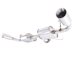 Twin 2.5" Axle Back Exhaust - Mitsubishi Lancer CJ 2.4L 4B12 (2007-11)