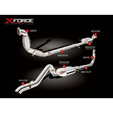 MITSUBISHI PAJERO NS NT 3.2LT TD XFORCE XTREME 3" STAINLESS STEEL EXHAUST SYSTEM