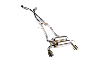 NISSAN 350Z TWIN 2.5" XFORCE STAINLESS STEEL CATBACK EXHAUST SYSTEM