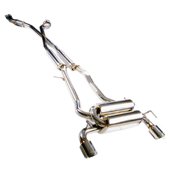 NISSAN 350Z TWIN 2.5" XFORCE STAINLESS STEEL CATBACK EXHAUST SYSTEM