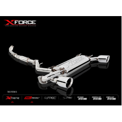 TOYOTA 86 SUBARU BRZ 2.0LT XFORCE 3" STAINLESS HIFLOW CAT & EXHAUST SYSTEM
