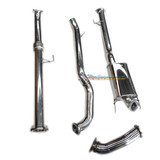 HILUX D4D 3.0LT TD XFORCE XTREME 3" STAINLESS EXHAUST SYSTEM