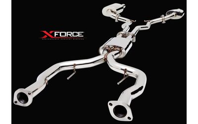 HSV E SERIES XFORCE CAT BACK EXHAUST SYSTEMS IN TWIN 3"-STAINLESS