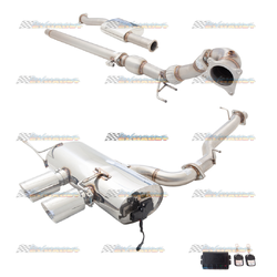 VOLKSWAGEN VW GOLF R MK6 3" STAINLESS XFORCE VAREX TURBO BACK EXHAUST