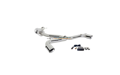 VOLKSWAGEN VW GOLF GTI MARK 7 3" POLISHED STAINLESS XFORCE VAREX CATBACK EXHAUST