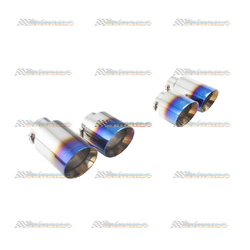 XFORCE Blue Exhaust Tips - Suits Volkswagen Golf Exhaust ES-VW09-VMKSB-CBS