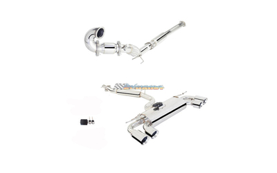 VOLKSWAGEN VW GOLF R MARK 7 3" STAINLESS XFORCE VAREX TURBO BACK EXHAUST