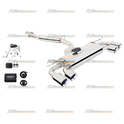 VOLKSWAGEN VW GOLF R MARK 7.5 3" STAINLESS XFORCE VAREX CATBACK EXHAUST
