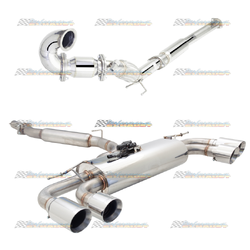AUDI S3 8V 2013-ON HATCH 3" STAINLESS XFORCE VAREX TURBO BACK EXHAUST