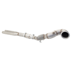 Audi RS3 8V 9/2015-06/2017 - 4" Dump Pipe with 3" Outlet to twin OE Adapter