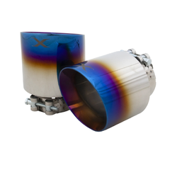 Exhaust Tips BURNT BLUE - Suzuki Swift Sport AZ 1.4L Turbo ZC33S (2017 on)