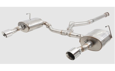 3" Cat Back Exhaust with Rear Mufflers - Subaru WRX VN Wagon