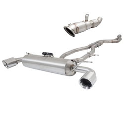 Toyota Supra J29/DB - Stainless 4" Dump Pipe, Cat & Twin 2.5" Varex Exhaust
