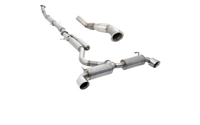 3" to Dual 2.5" Turbo Back Exhaust - Toyota Yaris GR 1.6L Turbo 2021 onward