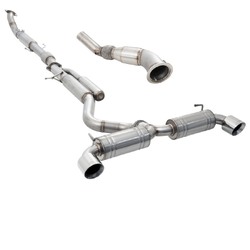 3" to Dual 2.5" Turbo Back Exhaust - Toyota Yaris GR 1.6L Turbo 2021 onward