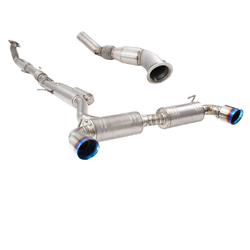3" to Dual 2.5" Turbo Back Exhaust - Toyota Yaris GR 1.6L Turbo 2021 onward