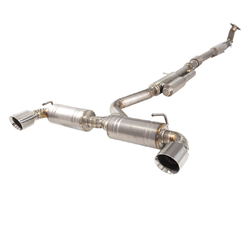 3" to Dual 2.5" Cat Back Exhaust - Toyota Yaris GR 1.6L Turbo 2021 onward