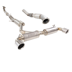 3" to Dual 2.5" Turbo Back Exhaust - Toyota Yaris GR 1.6L Turbo 2021 onward