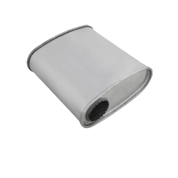 Universal Muffler 2.5" Offset/Offset Inline 10" x 4" x 10" Long OVAL - Megaflow