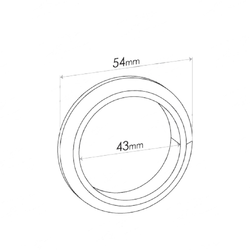 Gasket Flange to suit Ford Cortina, Escort (01/1972 - 08/1982), Holden Jackaroo, Rodeo (01/1981 - 01/1983)