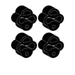 4 x FORD FALCON EA EB ED EF EL AU BA BF FG FGX EXHAUST HANGER RUBBER MOUNTS