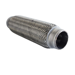 Flexible Bellow 1.75" (44mm) x 10" Long DOUBLE BRAIDED
