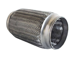 Flexible Bellow 3.5" (89mm) x 8" Long DOUBLE BRAIDED