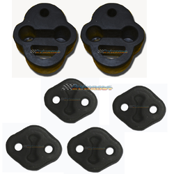 FORD FAIRLANE BA BF v8 EXHAUST HANGER RUBBER MOUNTS KIT